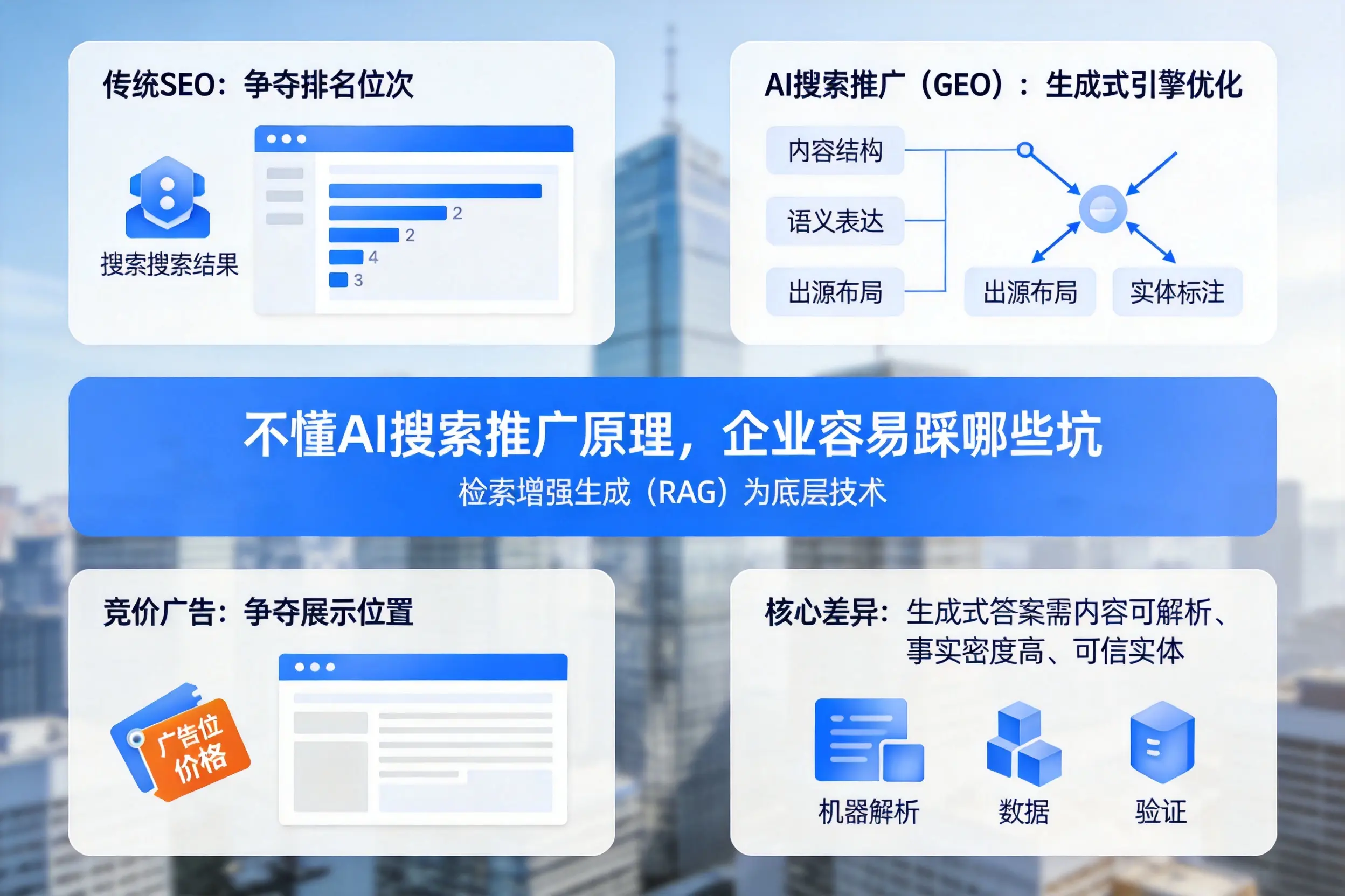 不懂AI搜索推广原理，佳木斯企业容易踩哪些坑