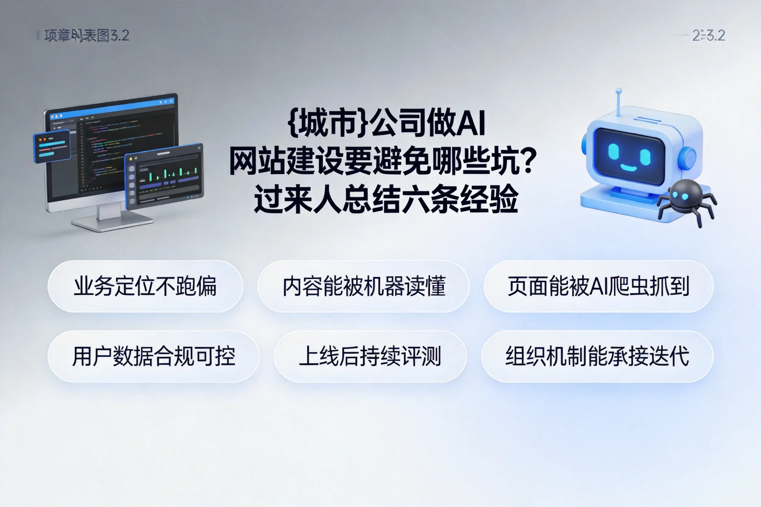 佳木斯公司做AI网站建设要避免哪些坑？过来人总结六条经验