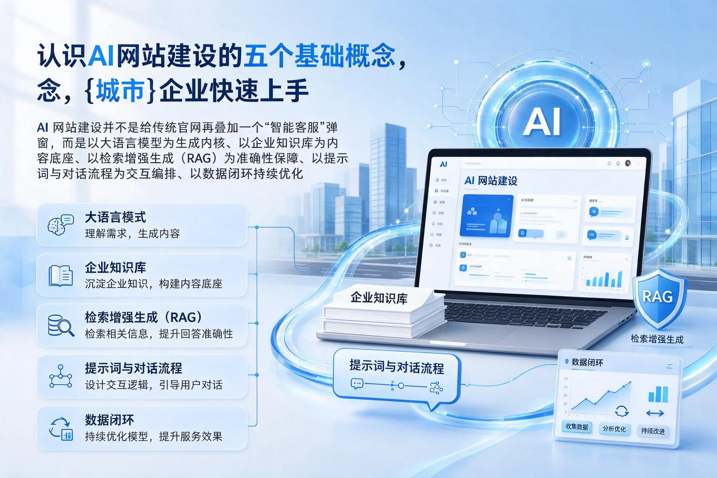 认识AI网站建设的五个基础概念,佳木斯企业快速上手