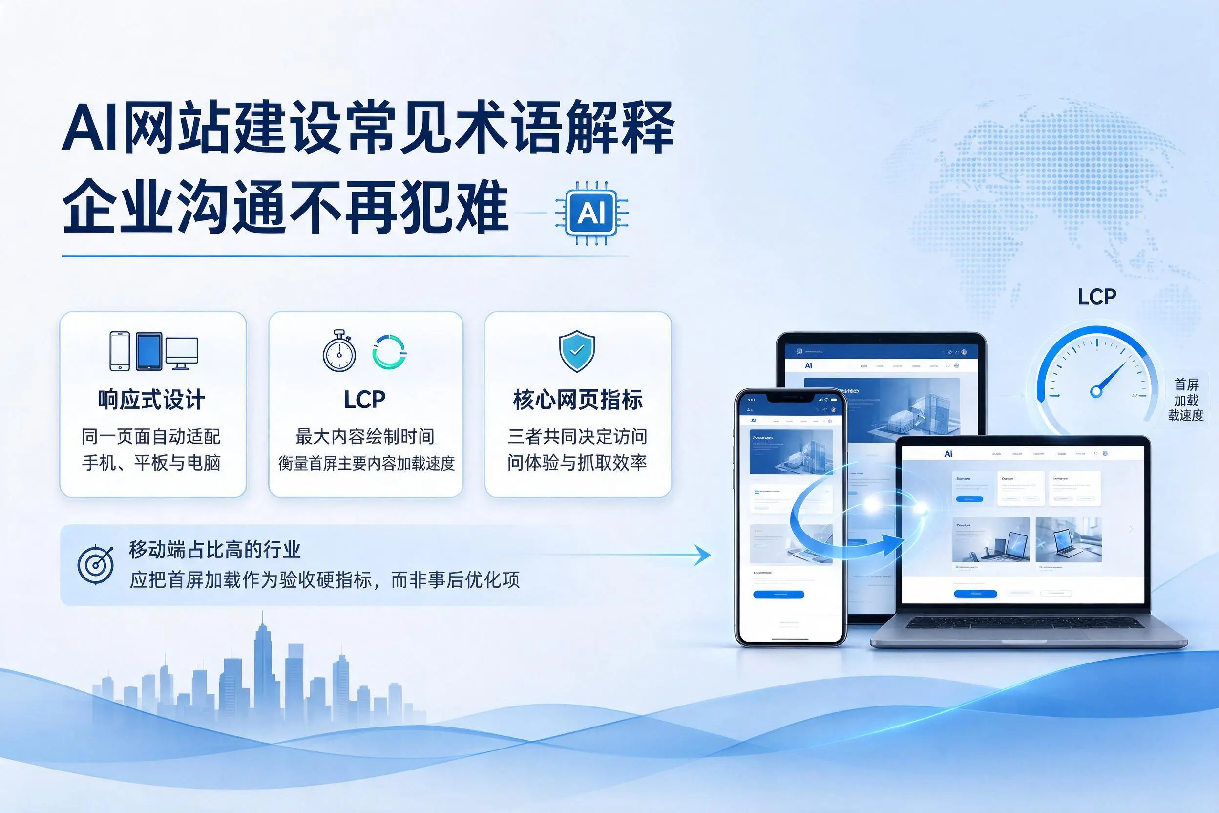 AI网站建设常见术语解释,佳木斯企业沟通不再犯难